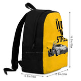 Wolf Of Wall Street- Countach Laptop School Backpack