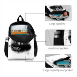 Wednesday Addams Large Backpack Laptop Travel Bags