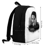 Wednesday Addams Large Backpack Laptop Travel Bags