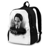 Wednesday Addams Large Backpack Laptop Travel Bags