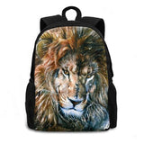 Lion 3 School Bag Big Capacity Backpack Laptop 15 Inch