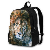Lion 3 School Bag Big Capacity Backpack Laptop 15 Inch