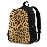 Leopard Animal Textures Backpack For Student School Laptop Travel Bag