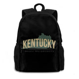 State Bags Travel Laptop Backpack State Of Map Home Flag Girl Men Women Love