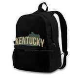 State Bags Travel Laptop Backpack State Of Map Home Flag Girl Men Women Love
