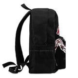 Inugami Clan Backpack Red Black Student School Laptop Travel Bag