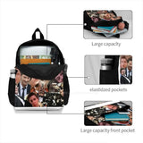 Shia Lebouf Collage Backpack For Student School Laptop Travel Bag Shia Lebouf