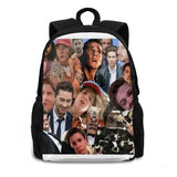 Shia Lebouf Collage Backpack For Student School Laptop Travel Bag Shia Lebouf