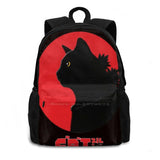 Vintage Catzilla Sunset Style Laptop Bagpack