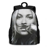 Mustache Pictures 3D Print Backpack Casual Bag 90S Tumblr Womens