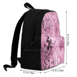 Liquid Texture Art Glitter Detail Backpack