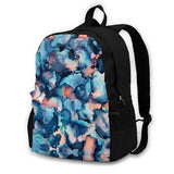 Alcohol Ink Painting Travel Laptop Bagpack - Love Mood Ink