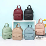 Small Soft PU Leather Mini Backpack Female Ladies Shoulder Bag