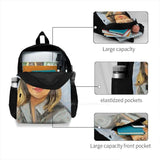 Dana's Bangs Backpack for Student School Laptop Travel Bag