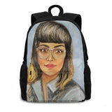 Dana's Bangs Backpack for Student School Laptop Travel Bag