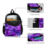 Purple Pop Bags Travel Laptop Backpack Purple Pink
