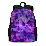 Purple Pop Bags Travel Laptop Backpack Purple Pink