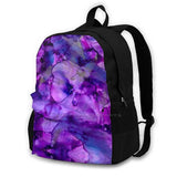 Purple Pop Bags Travel Laptop Backpack Purple Pink