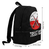 Trust Us Worn Travel Laptop Bagpack Bags Floyd