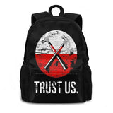 Trust Us Worn Travel Laptop Bagpack Bags Floyd