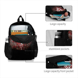 The Wall Bleeding Hearts And Artists Backpack Student School Laptop Travel Bag