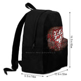 The Wall Bleeding Hearts And Artists Backpack Student School Laptop Travel Bag