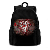 The Wall Bleeding Hearts And Artists Backpack Student School Laptop Travel Bag