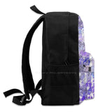 Glass Style Travel Laptop Backpack - Ice Cold Cube Water Background