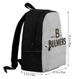 Bulmers Cider Travel Laptop School Backpack Bag Yellow Cap Glass Alcohol