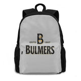 Bulmers Cider Travel Laptop School Backpack Bag Yellow Cap Glass Alcohol
