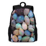 Unique Pattern Stones Large Capacity Backpack Laptop Travel Bags