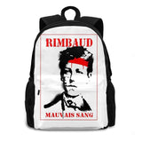 Bad Blood II Laptop Backpack - Rimbaud Poetry 80s Movies Puns
