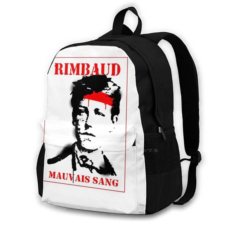 Bad Blood II Laptop Backpack - Rimbaud Poetry 80s Movies Puns