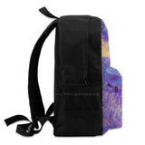 Teenage Girls Laptop Travel Bag Liquid Glass Paint Pouring Pattern Pink Yellow P