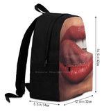 Sexy Lips Tongue Backpack