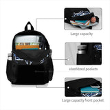 Large Capacity Backpack Laptop Travel Bags Phone Skin Galaxy