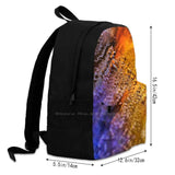 Amber Abstract Travel Laptop Bagpack Bags