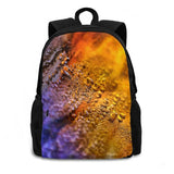 Amber Abstract Travel Laptop Bagpack Bags