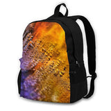 Amber Abstract Travel Laptop Bagpack Bags