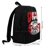Canada Ice Hockey Laptop Bagpack