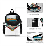 Southwest-Style Rainbow Sunburst Laptop Backpack