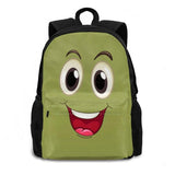 Teen College Student Backpack Laptop Travel Bags Surprise Smile