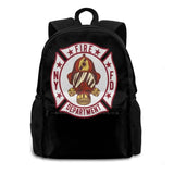 Large Capacity Backpack Laptop Travel Bag Fire Fighter Fireman