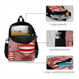 Modern Red School Bag for Teenage Girls