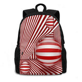 Modern Red School Bag for Teenage Girls