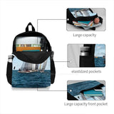 Sailing Regatta R Boats Backpack - Men Women Teenagers Girls Bags