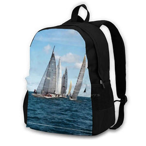 Sailing Regatta R Boats Backpack - Men Women Teenagers Girls Bags