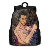 Jean-Claude Van Damme Travel Laptop School Backpack Bag