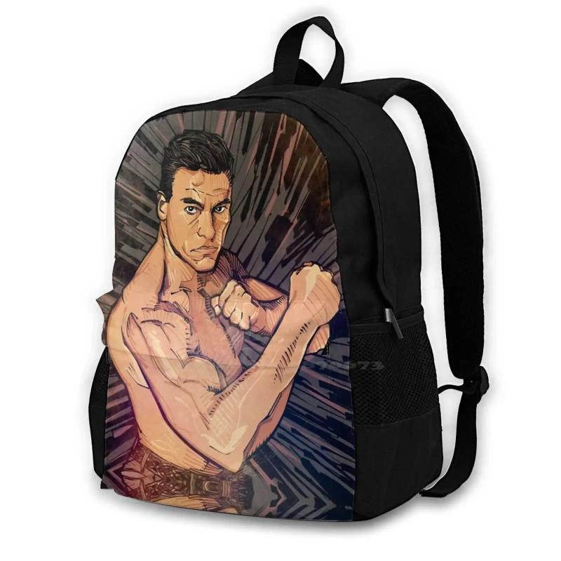 Jean-Claude Van Damme Travel Laptop School Backpack Bag