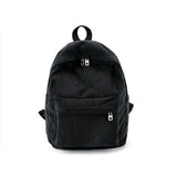 Corduroy Backpack for Women Teenger Girl Travel School Bags